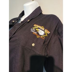 Sturgis Mens Black Button Up